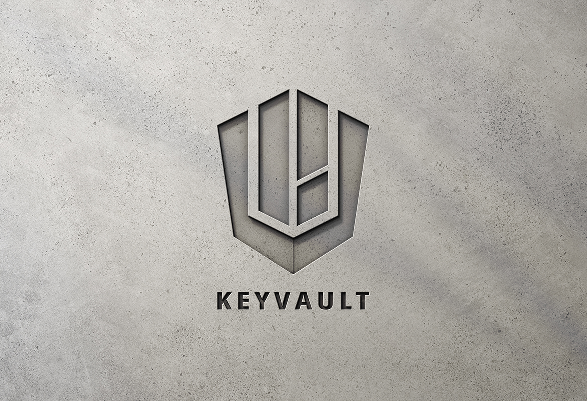 夏也設計 ShocksDesign｜品牌 LOGO 設計識別案例- 匯智安全科技 | KeyVault