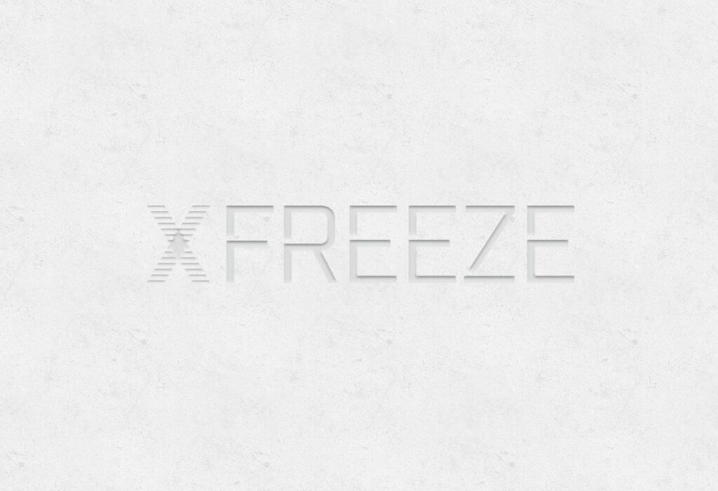 夏也設計 ShocksDesign｜品牌 LOGO 設計識別案例-晶安機能布-X Freeze
