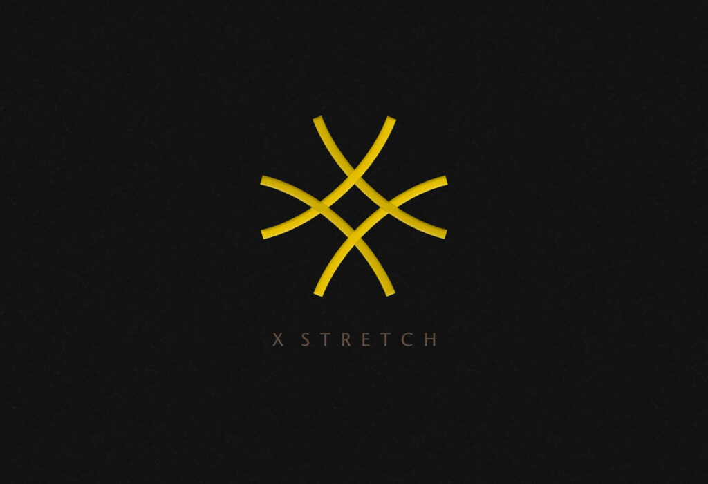 夏也設計 ShocksDesign｜品牌 LOGO 設計識別案例-晶安機能布-X stretch